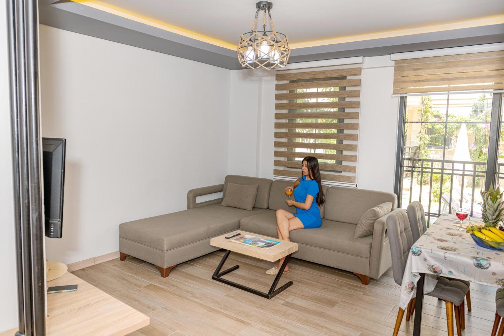 Yasam Park Apart Hotel - Fethiye Calis Beach Szoba fotó